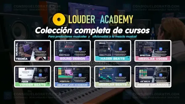 LOUDER ACADEMY: Colección completa de cursos (8 Cursos) (Spanish) | Download